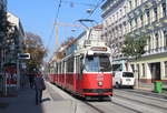 Wien Wiener Linien SL 31 (E2 4072 + c5 1472) XX, Brigittenau, Klosterneuburger Straße / Wallensteinstraße am 17. Oktober 2017.