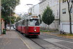 Wien Wiener Linien SL 40 (E2 4025) XVIII, Währing, Gersthof, Wallrißstraße / Salierigasse am 19. Oktober 2017.