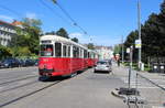 Wien Wiener Linien SL 49 (c4 1371 (Bombardier-Rotax 1977) + E1) XIV, Penzing, Hütteldorfer Straße / Matznergasse am 11. Mai 2017.
