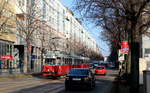 Wien Wiener Linien SL 49 (E1 4540 + c4 1365) XIV, Penzing, Breitensee, Hütteldorfer Straße / Prochstraße am 14.