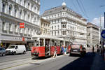 Wien Wiener Linien SL 33 (E1 4802) XX, Brigittenau, Wallensteinstraße / Jägerstraße / Wallensteinplatz (Hst.