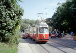 Wien Wiener Linien SL 38 (E2 4015 + c5 1415) XIX, Döbling, Grinzinger Allee am 5.