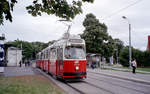 Wien Wiener Linien SL 6 (E2 4313) VI, Mariahilf, Linke Wienzeile / U-Bahnstation Margaretengürtel am 6. August 2010. - Scan eines Farbnegativs. Film: Fuji S-200. Kamera: Leica C2.