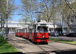 Wien Wiener Linien SL 25 (E1 4844 + c4 1317) XXII, Donaustadt, Kagran, Siebeckstraße am 20.
