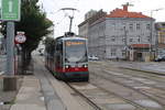 Wien Wiener Linien SL 52 (A1 113) XV, Rudolfsheim-Fünfhaus, Rudolfsheim, Mariahilfer Straße / Schwendergasse / Straßenbahnbetriebsbahnhof Rudolfsheim (Hst. Winckelmannstraße) am 23. Juli 2018.