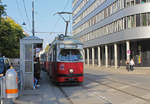 Wien Wiener Linien SL 5 (E1 4538 + c4 1337) IX, Alsergrund, Spitalgasse / Lazarettgasse / Sensengasse (Hst.