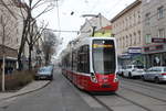 Wien Wiener Linien SL 67 (Bombardier Flexity Wien D 301) X, Favoriten, Quellenstraße / Columbusgasse am 10.