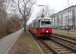 Wien Wiener Linien SL 25 (E1 4863 (SGP 1976)) XXII, Donaustadt, Aspern, Langobardenstraße am 13.