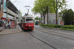 Wien Wiener Linien SL 26 (E1 4855 (SGP 1976) + c4 13**) XXI, Floridsdorf, Donaufelder Straße / Carminweg (Hst.