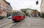 Wien Wiener Linien SL 49 (c4 1357 + E1 4539) XV, Rudolfsheim-Fünfhaus, Hütteldorfer Straße / Johnstraße am 18. Oktober 2019.