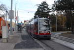 Wien Wiener Linien SL 26 (B 623) XXI, Floridsdorf, Strebersdorf, Edmund-Hawranek-Platz (Endstation) am 29. November 2019.