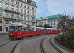 Anlässlich des Wiener Tramwaytages 2022 am 03.09.2022 wurden die E1 verabschiedet.