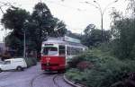 Wien Wiener Stadtwerke-Verkehrsbetriebe (WVB) SL 38 (E1 4639 (SGP 1966)) fährt am 18.
