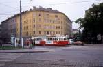 Wien WVB SL 331 (F 704) Obere Donaustrasse / Gaussplatz im Juli 1977.