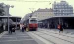 Wien WVB SL 67 (E1 4465) Reumannplatz im Oktober 1978.