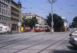 Wien WVB SL 6 (E2 4316 / c5 1471) Neubaugrtel / Mrzstrasse / Urban-Loritz-Platz im Juli 1992.
