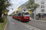 Wien Wiener Linien SL 43 (E1 4851 + c4 1356) Hernalser Hauptstrasse / Paschinggasse am 10. Juli 2014.