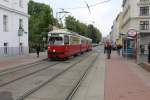 Wien WL SL 5 (E1 4814 + c4 1314) Rabbiner-Schneerson-Platz / Rauscherstrasse / Nordwestbahnstrasse (Hst.