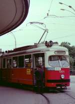 Wien WVB SL 60 (E1 4531) Hietzing, Kennedybrücke am 20.