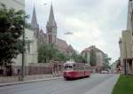 Wien Wiener Verkehrsbetriebe SL 9 (E 4618, ex E 4458, SGP 1962) Vinzenzgasse am 21.