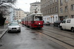 Wien Wiener Linien SL 5 (E1 4735) Leopoldstadt, Am Tabor am 17. Februar 2016.