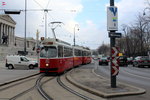 Wien Wiener Linien SL 71 (E1 4319) Innere Stadt, Dr.-Karl-Renner-Ring / Schmerlingplatz am 24.
