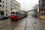 Wien Wiener Linien SL 43 (E1 4865 + c4 1357) Lazarettgasse / Währinger Gürtel / Hernalser Gürtel am 17. Februar 2016.