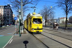 Wien Wiener Linien SL VRT (E1 4867) Innere Stadt (I, 1. Bezirk), Franz-Josefs-Kai / Schottenring am 20. Februar 2016.