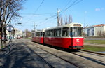 Wien Wiener Linien SL 31 (c5 1460 + E2 4060) I, Innere Stadt, Franz-Josefs-Kai / Schottenring am 20. Februar 2016.