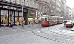 Wien WVB SL J (C1 138) VIII, Josefstatdt, Josefstädter Straße / Albertgasse im Oktober 1979.