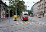 Wien WVB SL 8 (E1 4722) Währinger Gürtel / Währinger Straße im Juli 1982.