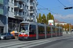 Wien, ULF B1 738 auf der Linie E6 in der Marchfeldstraße, 22.10.2016
