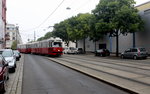 Wien Wiener Linien SL 5 (E1 4554 + c4 1364) II, Leopoldstadt, Nordwestbahnstraße am 17.