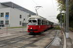 Wien Wiener Linien SL 25 (E1 4824 + c4 1338) XXII, Donaustadt, Prandaugasse / Tokiostraße am 21.