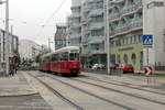 Wien Wiener Linien SL 25 (c4 1338 + E1 4824) XXII, Donaustadt, Tokiostraße / Prandaugasse (Hst.