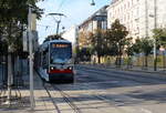 Wien Wiener Linien SL D (B1 760) I, Innere Stadt, Schottenring / Börsegasse (Hst. Börse) am 22. Oktober 2016.