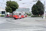 Wien WVB SL O (E 4417) II, Leopoldstadt, Praterstern im August 1994.