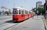 Wien WVB SL 1 (c3 1204 (Lohnerwerke 1960) + E1) I, Innere Stadt, Schwedenplatz im August 1994.