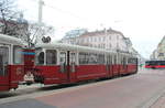 Wien Wiener Linien SL 5 (E1 4782 + c4 1304) XX, Brigittenau, Wallensteinplatz am 12.