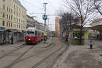 Wien Wiener Linien SL 6 (E1 4519 + c3 1222) Neubaugürtel / Urban-Loritz-Platz (Endstation Stadthalle / Burggasse (Eindstiegstelle)) am 17.
