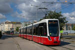 Wien     Wiener Linien Flexity (Typ D) 322 als Linie 18, Landstraße Gürtel, 22.09.2022 