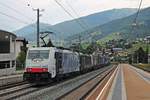 Am Morgen des 03.07.2018 fuhr 186 440 zusammen mit MRCE/LM X4 E-661 (193 661-6), der 139 260-4 als Schublok und dem  TERRATRANS/paneuropa -KLV TEC 43821 (Bremmen Grolland - Verona Q. E.) durch den Bahnhof von Matrei am Brenner in Richtung Brenner.