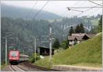 1216 007 fhrt mit dem  Tirol-Korridor  REX 1875 durch das bedeckte Wipptal Richtung Lienz.