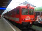 Der MÁV Ultraschallmesszug 9160 035 am 15.5.2015 im Bahnhof Lienz.