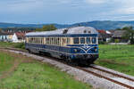  Unterwegs wie zu Oma’s Zeiten mit dem BLAUEN BLITZ auf der Regionalbahn Korneuburg – Ernstbrunn , unter diesem Motto standen am 28.09.2024 gratis  Schnupperfarten  mit dem legendären