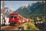 Steuerwagen 80-73 064 als R5441 bei Innsbruck Hötting am 16.05.2002.