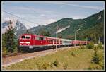 111 042 mit R5415 nahe Seefeld am 16.05.2002.