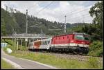 1144 245 mit IC513 bei Bruck an der Mur Übelstein am 24.06.2019.