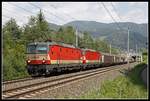 1144 092 + 1144 117 mit G54507 bei Kraubath am 1.07.2020.