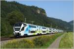 Westbahn 4010.001 und 4010.002 Stadler  KISS  bei der Strstrommessfahrt SPROB 97758 von Linz ber Villach nach Graz. 
St Georgen ob Judenburg 25.08.2011

